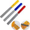 3 Pieces Conical Guitar Nut File Nut Slot File Set Double Edge Wire File Electric Bass Nut File Wire
