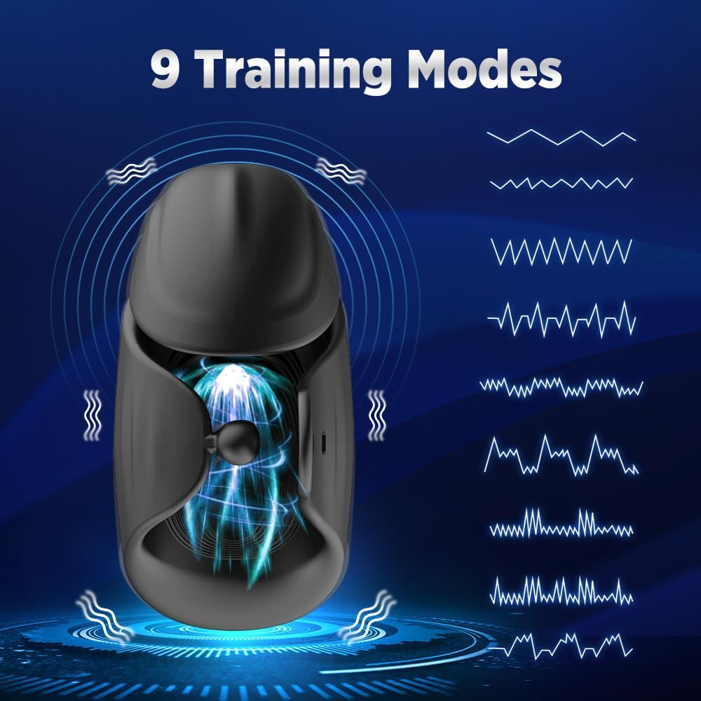 Bluetooth Penis Vibrator for Men Penis Delay Trainer Sex Machine Glans Massager Male Masturbator Sex Toys for Men Adult Goods