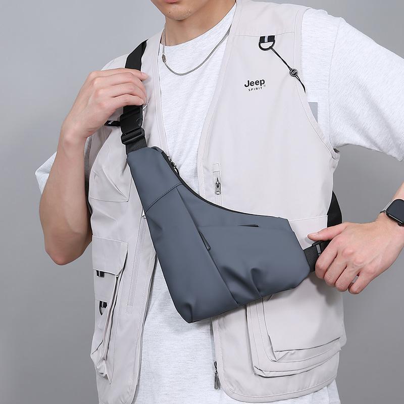 New Men's Chest Bag Guard Against Theft Fashion Sport Crossbody Bag for Commuting Travel Phone Messenger Bags