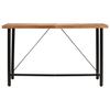 Vidaxl Stolik Barowy, 180X70X107 Cm, Lite Drewno Akacjowe I Żelazo