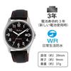 [Citizen Q&Q] Analog Watch Waterproof Date Leather Strap D026-305 Men's Black