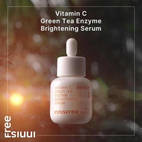 [Innisfree] Vita C Green Tea Enzyme Bright Serum 30ml - Genuine Vitamin C Serum Moisturizing Hypoallergenic Sensitive Skin