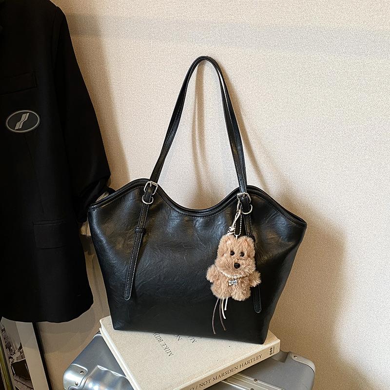 Early Autumn Retro Design Fashionable Tote Bag Fashionable Loose Lazy Feeling Large Capacity Commuting Shoulder Bag Bag