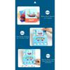 Wooden Building Block Puzzle Alphabet Spelling Educational Toy Letter Recognition Logical Thinking Learning Playset for Kids