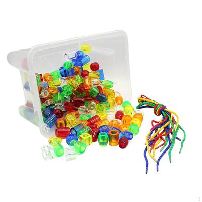 Lacing Bead Set Fine Motor Skills Toy for Kids 3 To 5 Years Toddlers Boys Girls Educational