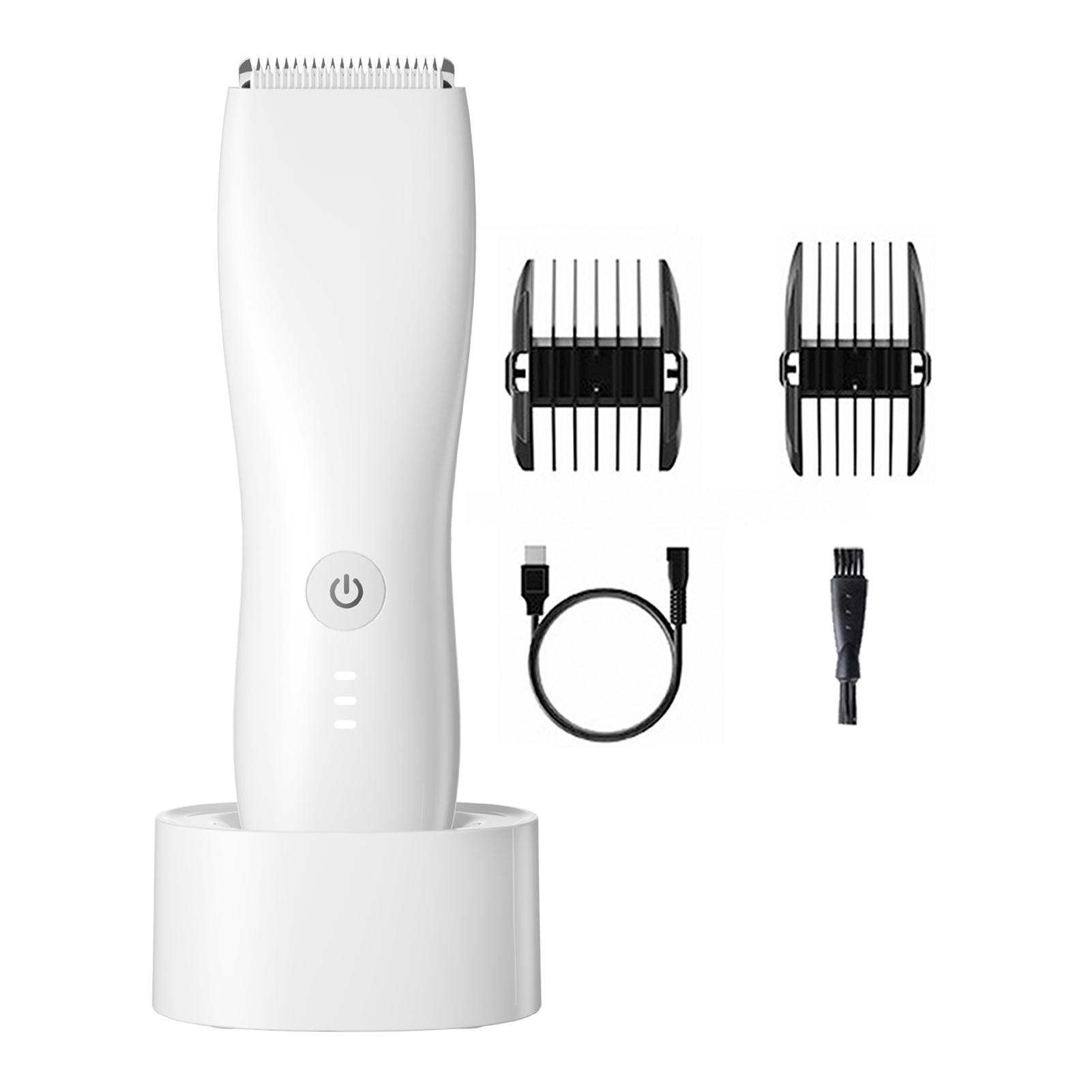 

Водонепроницаемый электрический эпилятор, бритва, мужской электрический триммер для волос в паху, многофункциональные бритвы, портативное беспроводное устройство для удаления волос