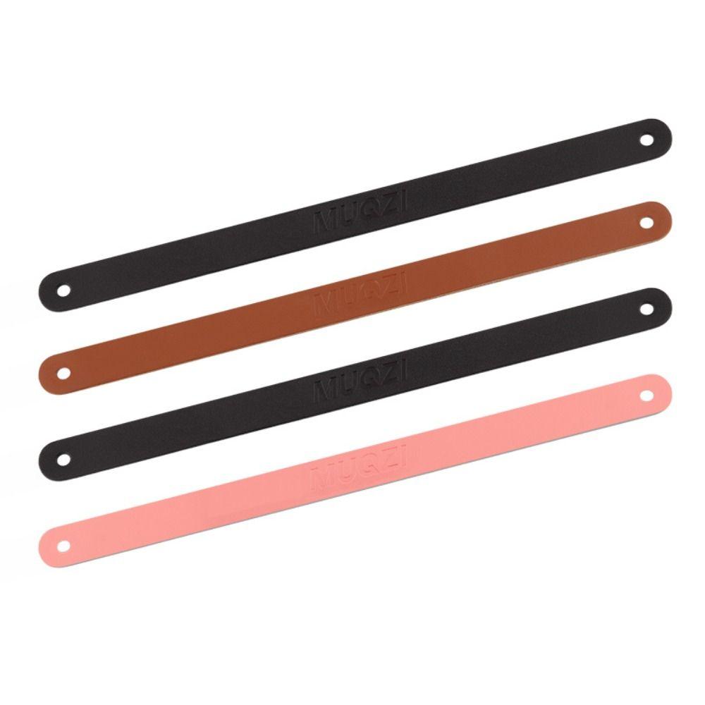 Cowhide Folding Bike Head Bag Pull Belt Bike Frame Stem Pull Ring  Bike Frame Protection