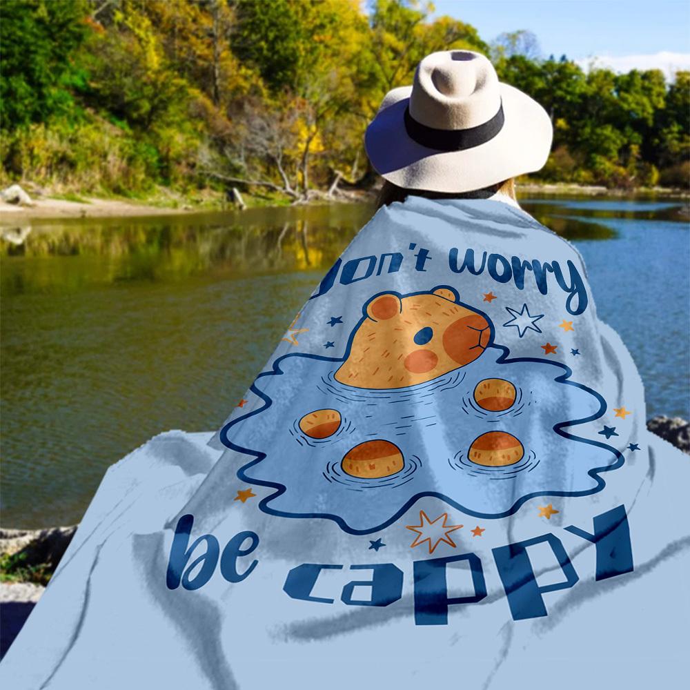 Bear Cappy Outdoor Flannel Blankets, Outdoor travel, Home Blankets, Fan Gifts,Suitable for All Seasons, Christmas Gifts. R1127126