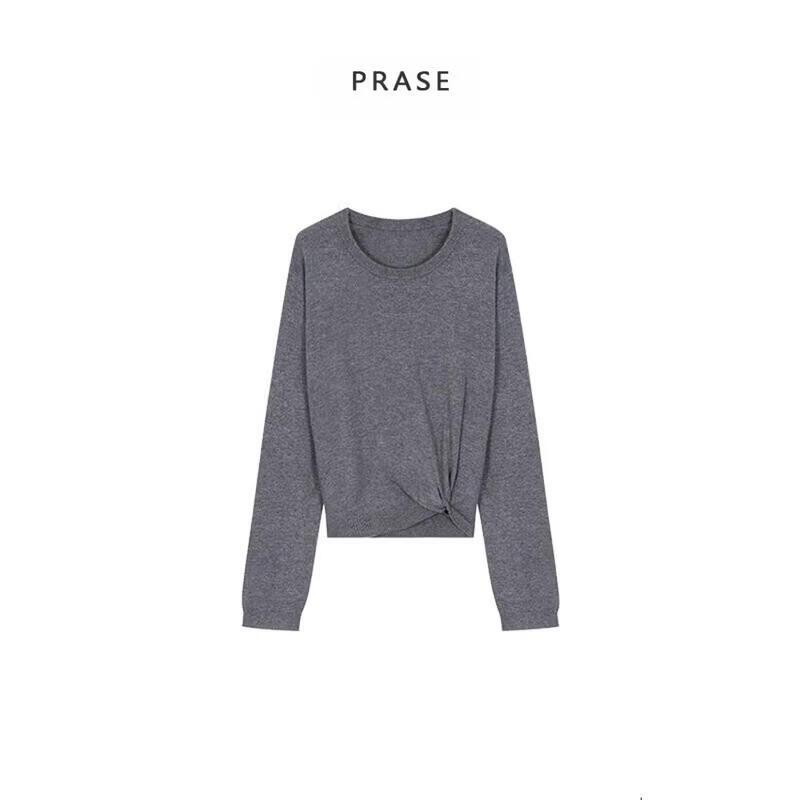 PRASE Marais Afternoon Twisted Knit Sweater L
