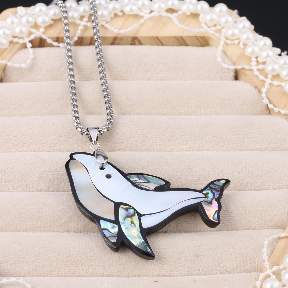 

Женское ожерелье из натуральной ракушки, ожерелье в форме дрели в форме цветка, металлическая цепочка, подвески для элегантных женщин, романтический подарок 60cm