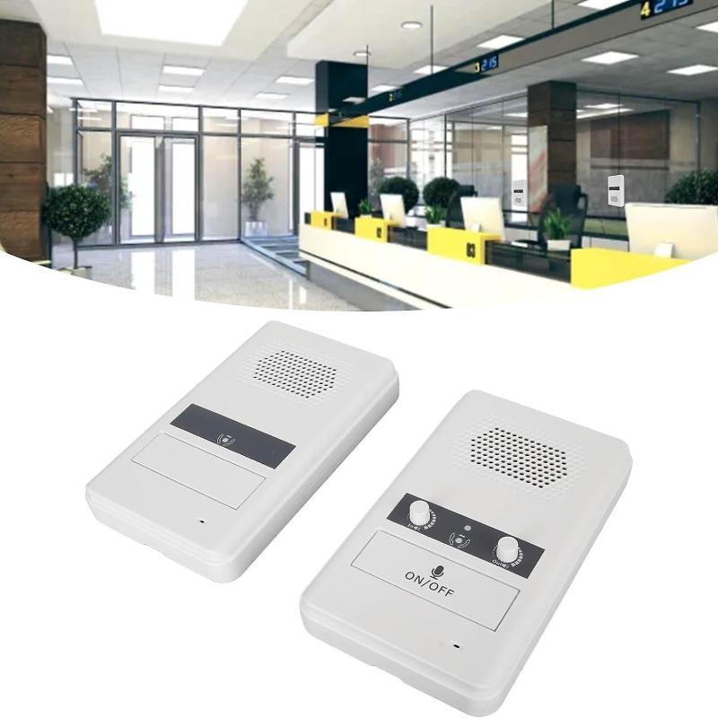 Wireless for Home, 656ft Long Range House Intercom System, Room to Room Intercom, Counter Window Intercom System