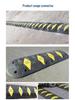 In-Stock Durable Speed Bumps: Thickened Rubber & Plastic for Parking Lot Safety