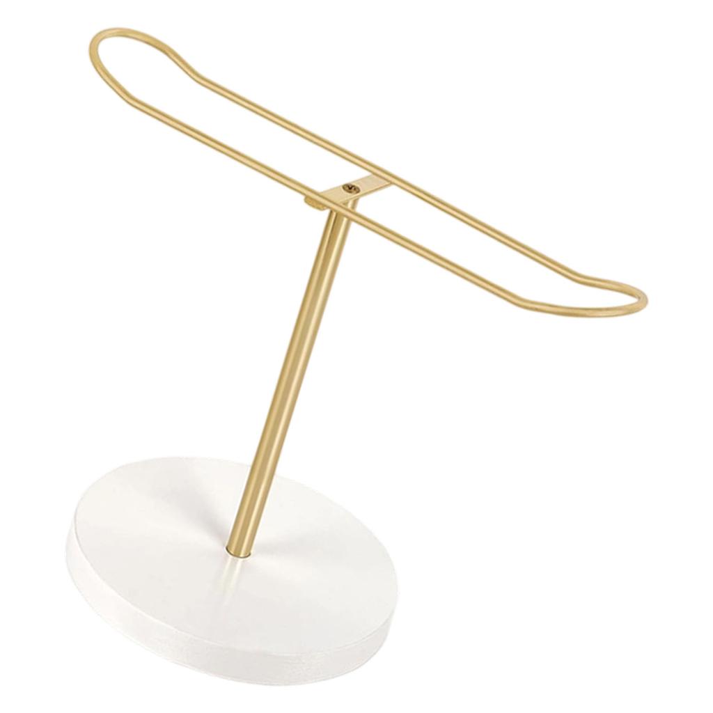 Moderne Metall og Tre Hårtilbehør Organiserer Scrunchies Oppbevaringsstativ For Kvinner Jenter Soverom Baderomsdekorasjon