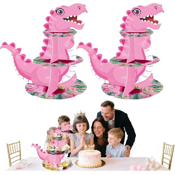 3 Tier Butterfly Cupcake Stand,Suitable for Butterfly Themes – Easy to Assemble& Reble(1Butterfly)