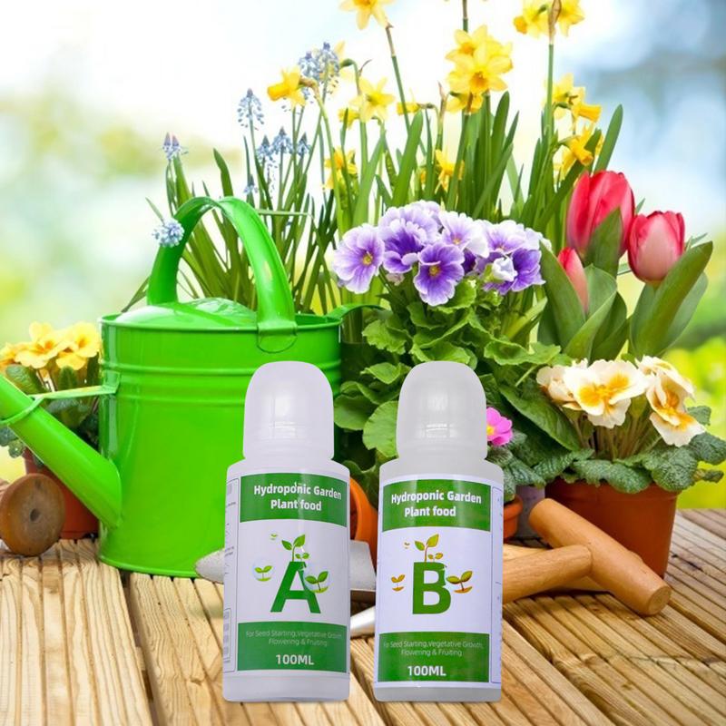 General Soilless Cultivation Nutrients A and B Fertilizer For Growing Vegetables Fruit Flowers Hydroponic Plant Food Solution