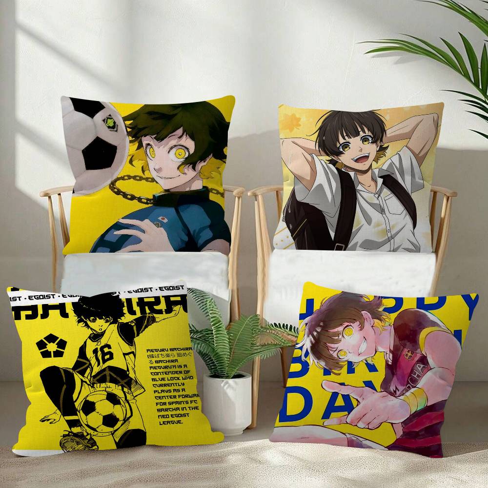 Anime Bachira Meguru Pillow Anime Pillow Sofa Bed Head Pillow Cover Cushion Cover Fashion