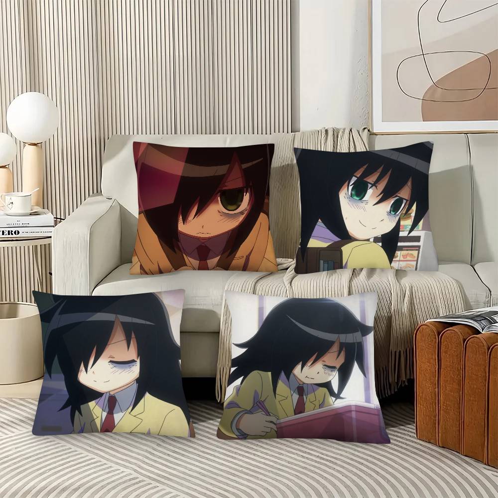 1pc Tomoko Kuroki Pillow Case Fashion Square Pillowcase Bedroom Sofa Room Ins Decoration Leisure
