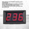 Digital Voltmeter 0.56inch Two Wire AC 70 380V Digital LED Display Voltage Meter (Red)
