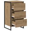 Sideboard Rustic Oak Style 42 x 36 x 75.5 cm Engineered Wood