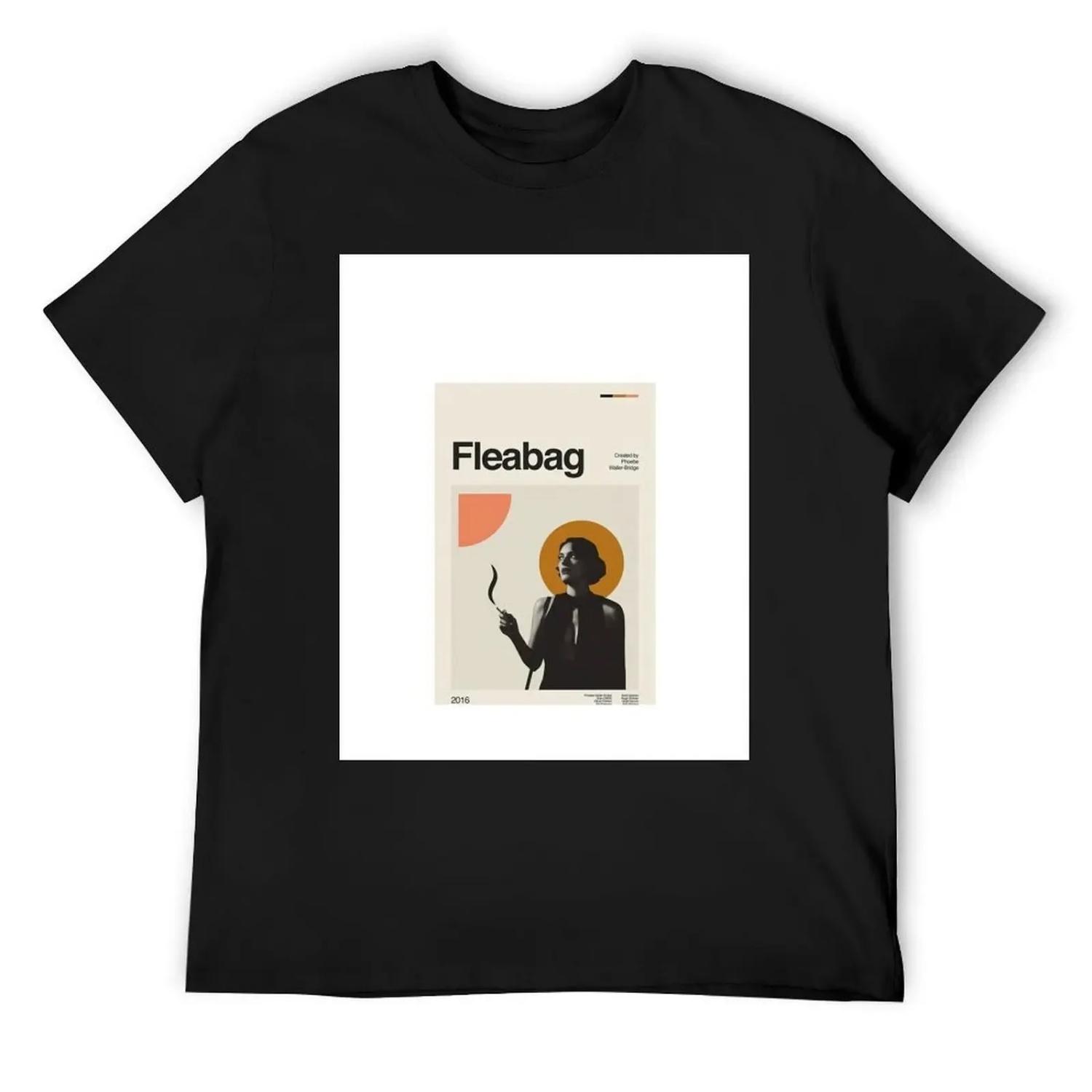 

fleabag T-Shirt croswit shirt man funny costumes oversized graphic tee clothes for men XXXXXL різнокольоровий