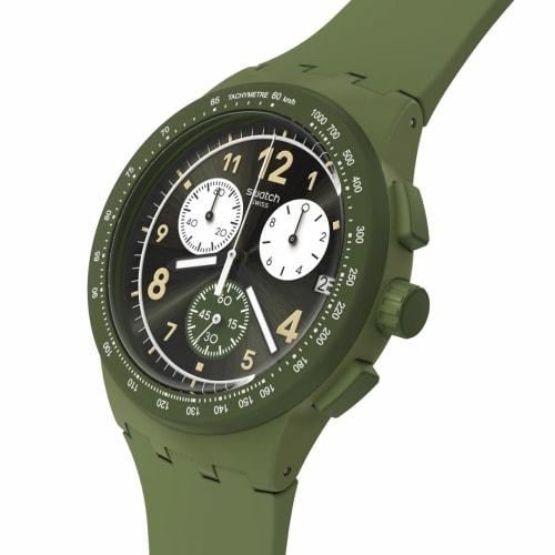 Swatch NOTHING BASIC ABOUT GREEN SUSG406 watch, green