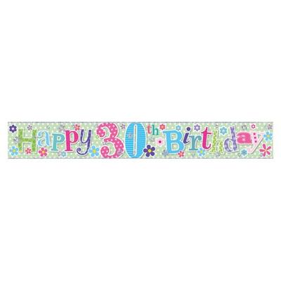 Alles Gute zum Geburtstag für Frauen, 2,5 m langes Folienbanner