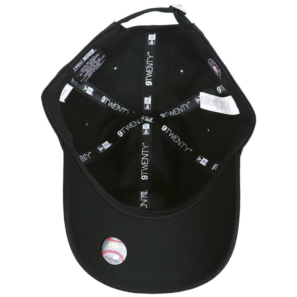New Era 9TWENTY MLB and Low Brand NEWERA New York Yankees All Black Cap, Men's Women's Cap, Logo, Unisex, Baseball, Golf, Essential, [Used]