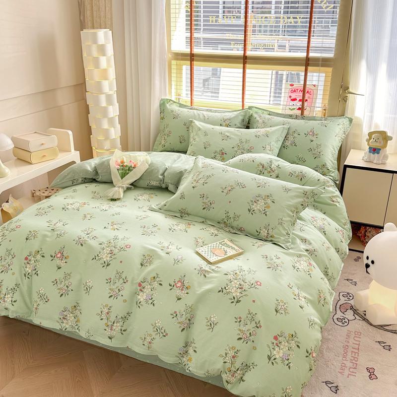 Pure Cotton 4-Piece Bedding Set