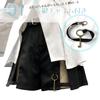 [Milky Time] Shirakami Fubuki Cosplay Costume with Tail and Ears, Hololive Halloween VTuber (Costume)