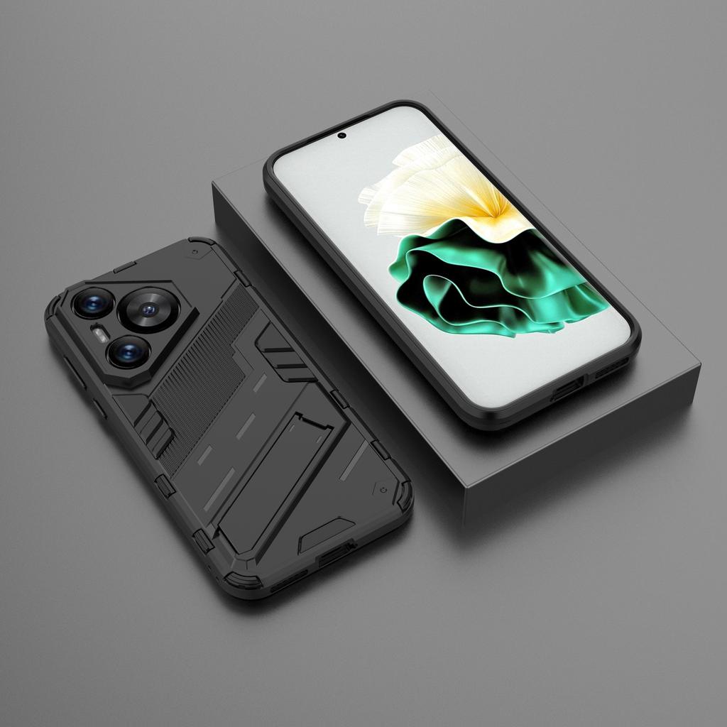 For Huawei Pura 70 Kickstand Case PC+TPU Dual Layer Protection Phone Cover