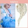 Long Anime Princess Wig Blonde Braided Wig Without Bangs Adult Adjustable Damagefree Cosplay Costume