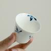 1 Pc Chinese Hand Painted Ceramic Tea Cup Handmade Tea Bowl Porcelain Teacup Household Teaware Personal Meditation Cup 40ml