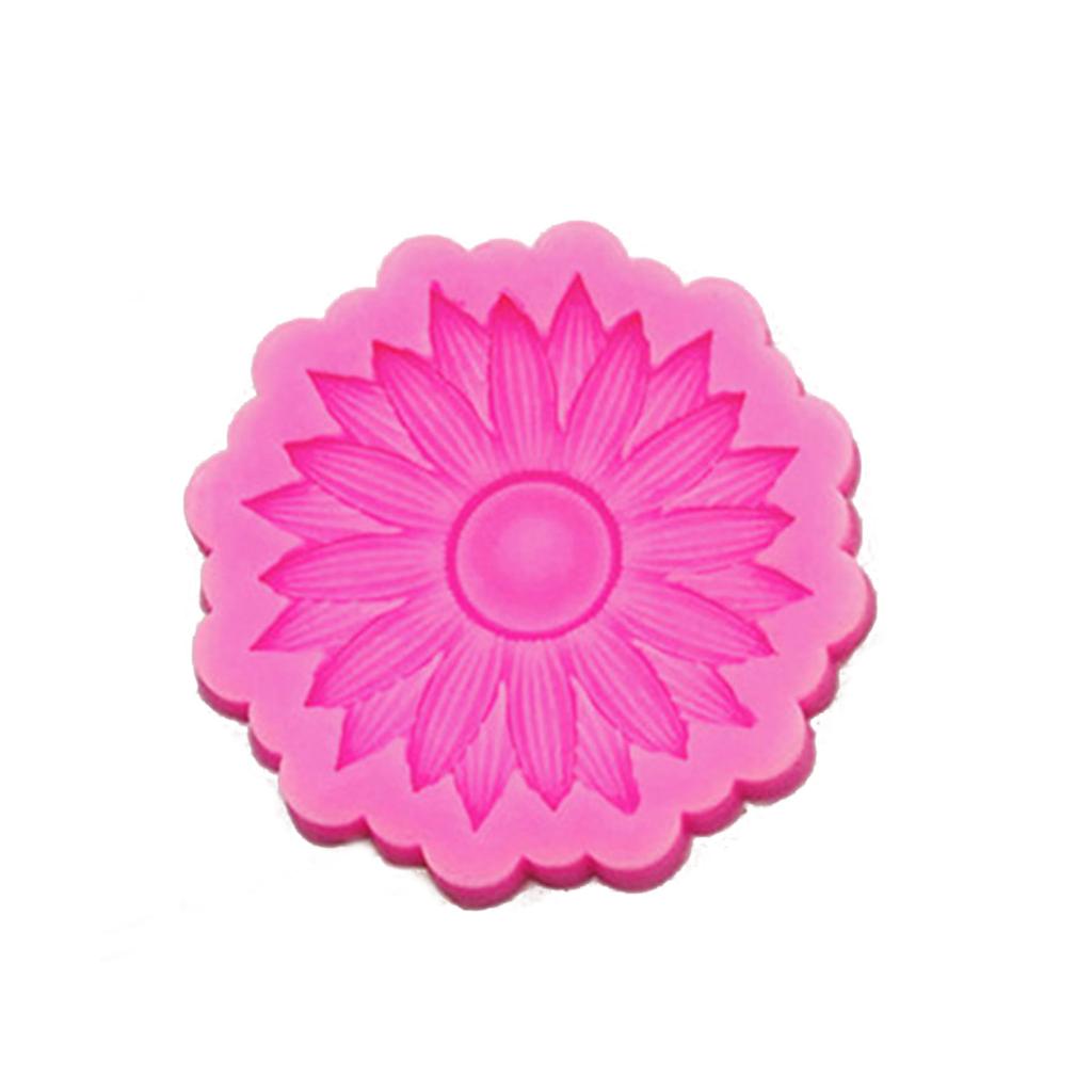 Sunflower Daisy Flower Craft Silicone Mold Epoxy Car Air Outlet Mold Resin Casting Pendant Mold Suitable for Diy Crafts