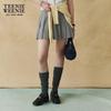 Teenie Weenie Women's College Style Pleated Mini Skirt