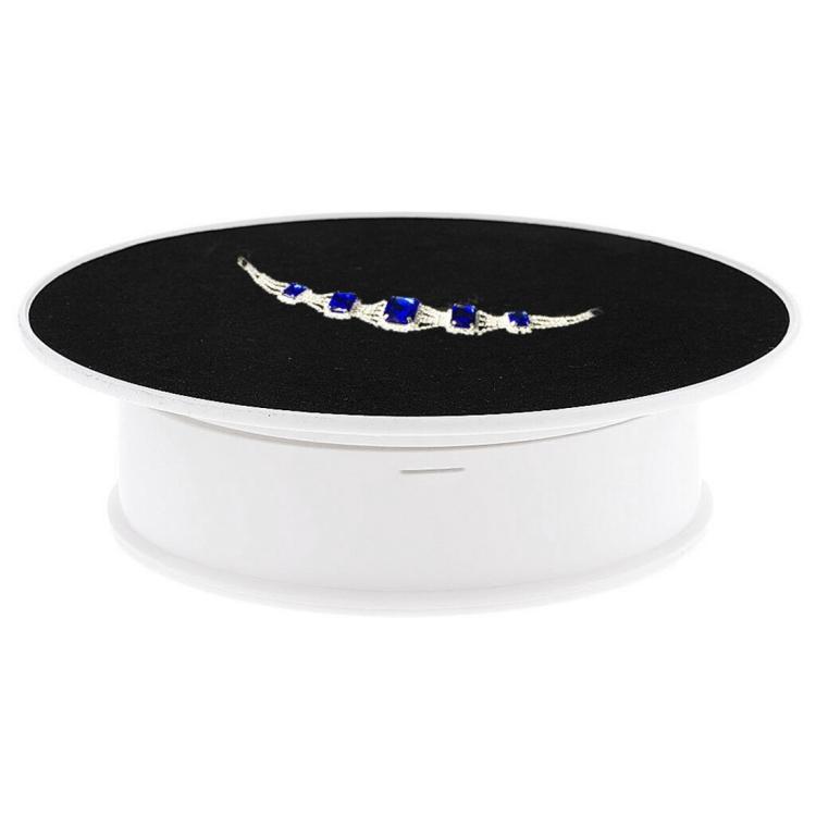 

30cm 360 Degree Electric Rotating Turntable Display Stand Video Shooting Props Turntable for Photography, Load 4kg, US Plug(White + Black) 30cm (W+B) чёрный