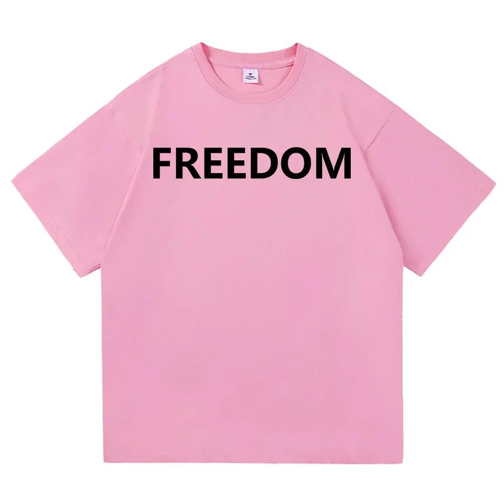 Support Kostenloser Druck T-Shirt Mode Männer/Frauen Harajuku Ästhetik Buchstaben Print T-Shirt Hohe Qualität Lässig Mode Alles