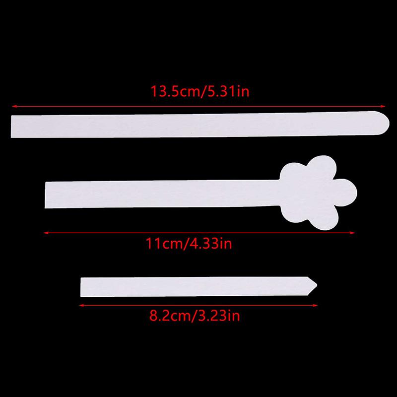 100/500Pcs Tester Strips Fragrance Disposable White Smell Paper Paper Strips Test Paper Aromatherapy Perfume Essential Oils
