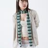 Muwm Lazy Stripe Muffler (Mint Navy)