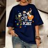 Disney Daisy Print Cotton Tshirt Men Women Summer Casual Graphic Tee Cartoon Halloween Short Sleeves Oversized Casual Y2k Tops