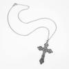 Punk Gothic Cross Necklace Men Women Vintage Bohemia Cross Pendant Necklaces Fashion Baroque Couple Necklace Jewelry