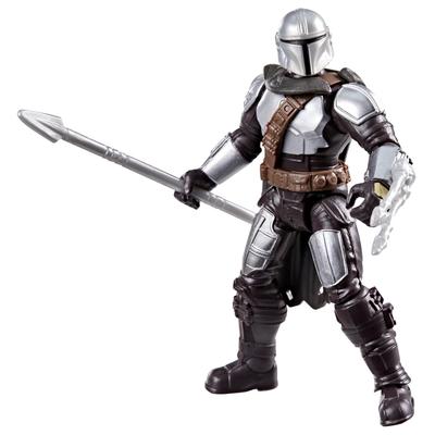 Hasbro STAR WARS The Mandalorian e Grogoo ActionVerse Mandalorian Figura de Ação de 11cm Brinquedo com Armazenamento Reutilizável de Acessórios para Crianças Idades G2865 Autêntico