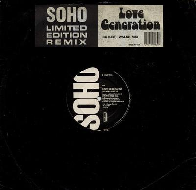 12inch Record SOHO - Love Generation (Remix) R12SAV112 S And M 1991 UK Dance & Electronica Used