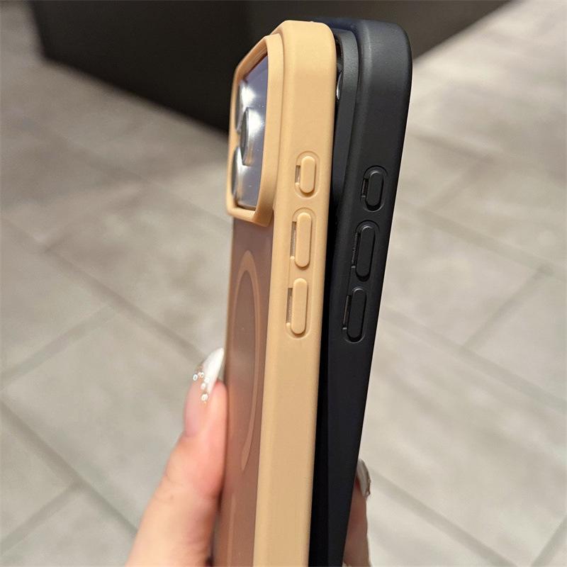 Frosted Magnetic iPhone 17 Pro Case with Lanyard, Compatible with iPhone 11/12/16/17