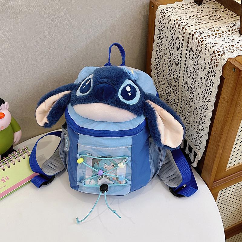 Stitch Angel Niedlicher Plüschrucksack Mit Cartoon-Design Für Den Täglichen Gebrauch