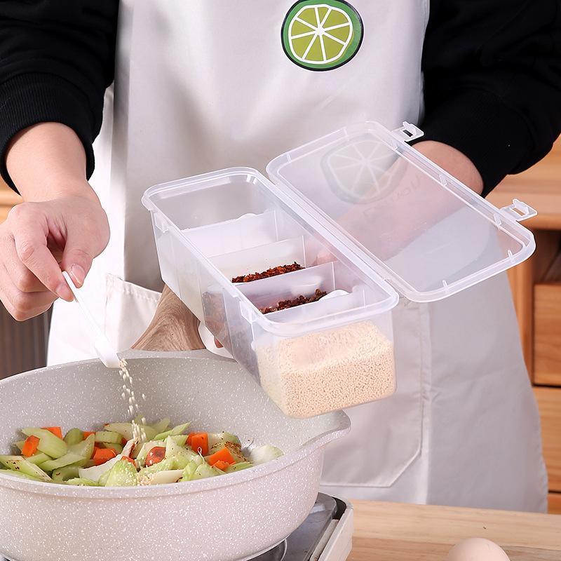 Charge Cable Storage Box Transparent Cabinet Desktop Snack Makeup Storage Box Kitchen Spice Organizer Accessories Box