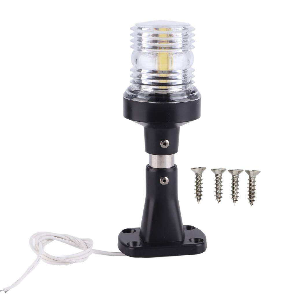 6 Zoll Höhe Bootsnavigationslicht 3W 3NM Sichtweite DC12V 24V 5000K 360 Grad Rundumleuchte für Yacht