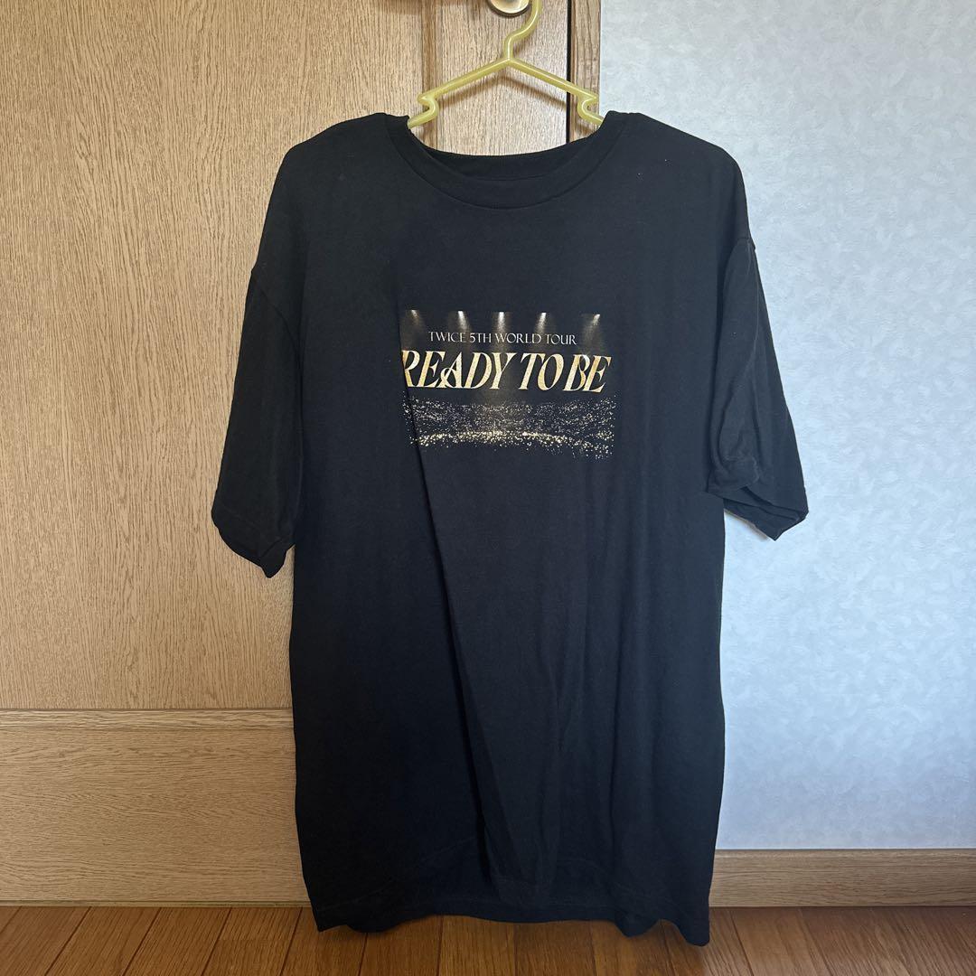 

[USED] TWICE READY TO BE Tour T-shirt Black