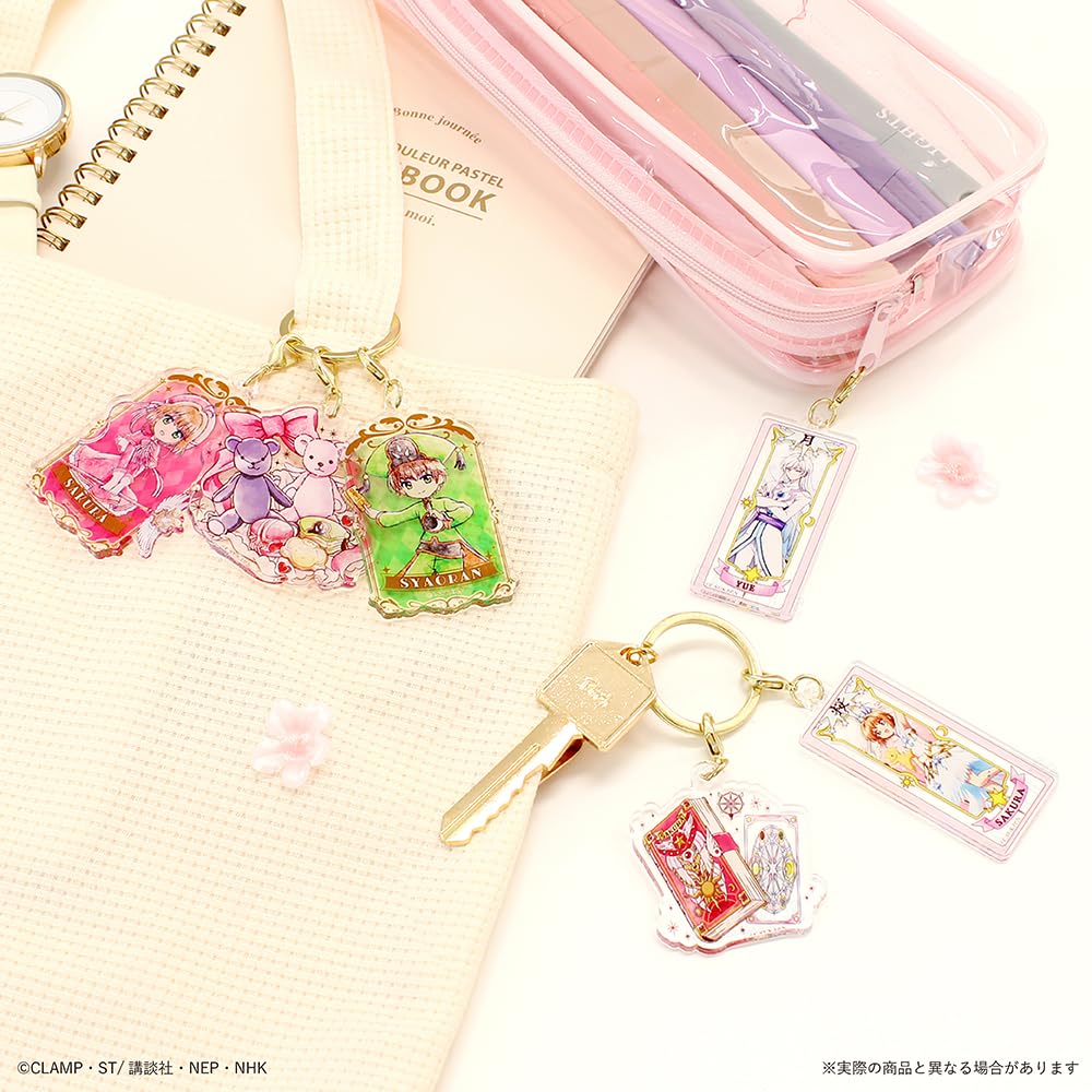 Factory Cardcaptor Sakura 3 Charm Sakura Syaoran T's Keychain &
