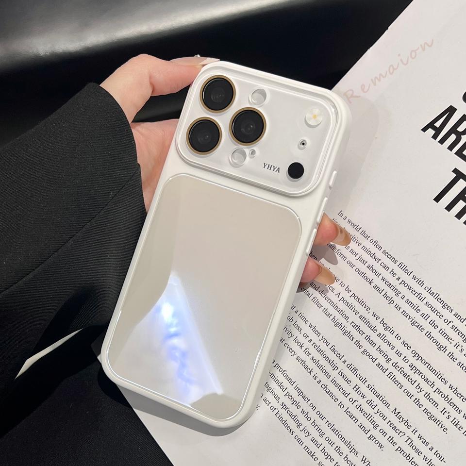 

Official Tempered Glass Phone Case For iPhone 17 Air 12 15 14 13 16 17 Pro Max Big Window Len Camera Shockproof Protector Cover For iPhone 16