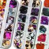 1 Box Halloween Ghost Pumpkin Shape Holographic Festival Glitter Sequins For DIY Making Art Craft Nail Decoration Accessories
